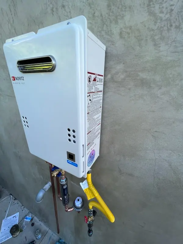 Tankless water heater installation for Fingerville homes